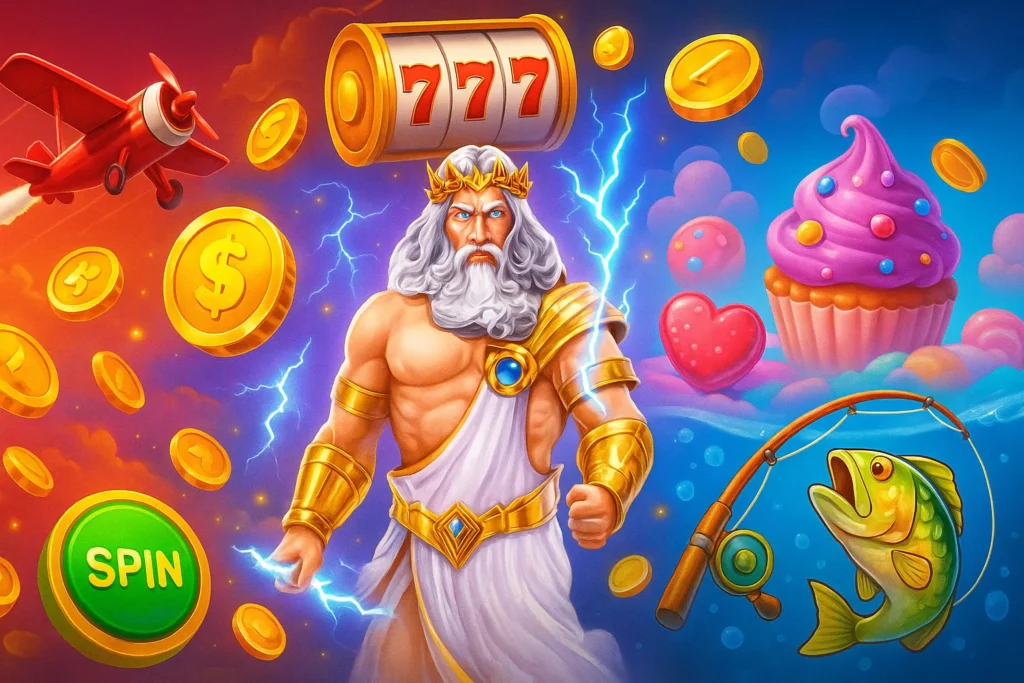 Caça-níqueis populares e jogos