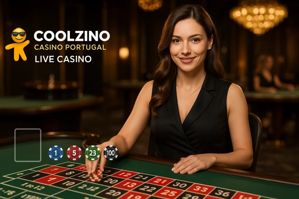 Coolzino Casino Portugal - Live Casino com Dealers Reais